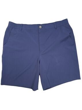 Southern Proper Flat Front Cotton Shorts Navy Size 38 Mens Preppy